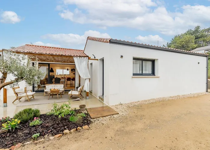 Casita De La Dune - 900m - Jardin Semesterbostad Notre-Dame-de-Monts